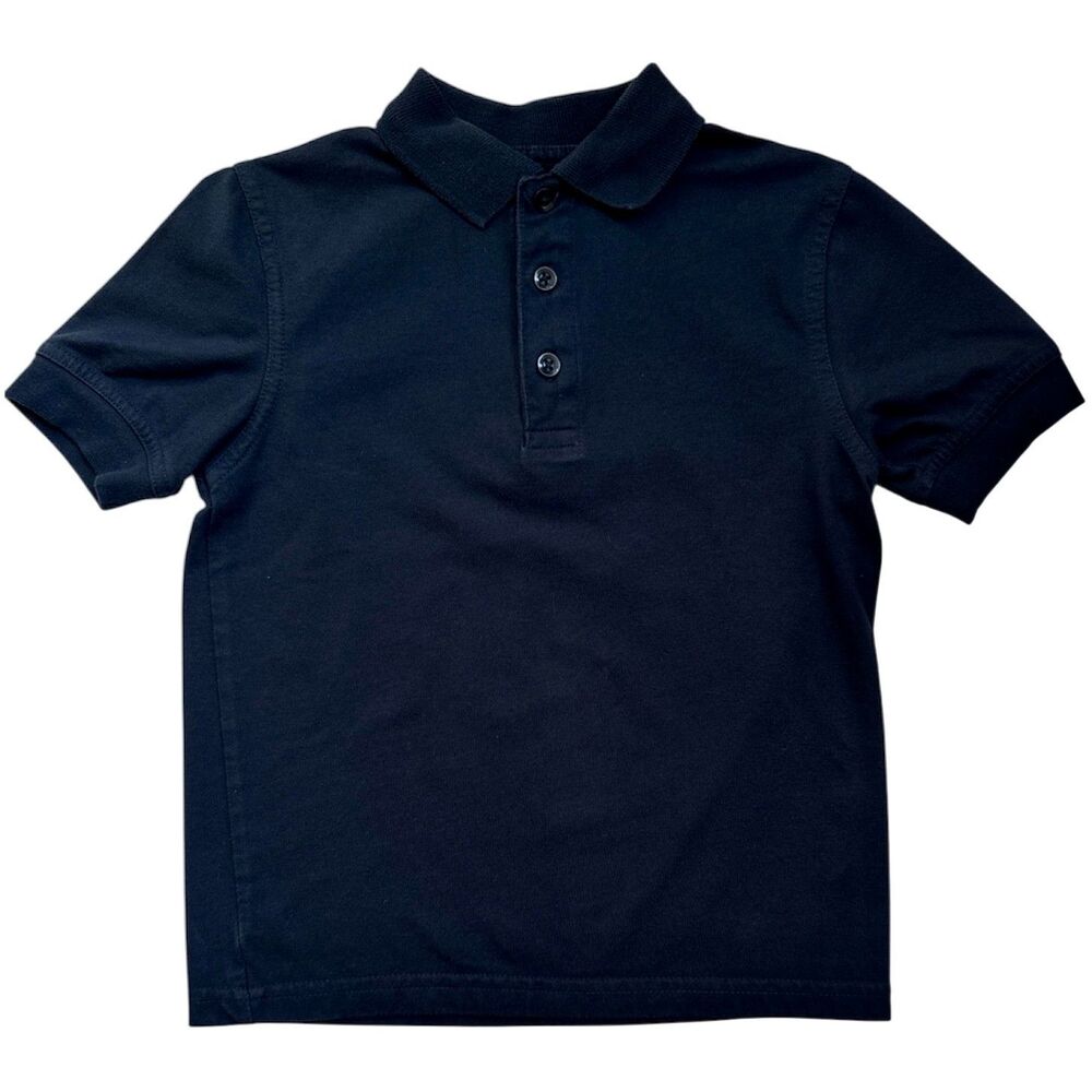 Dennis Uniform Polo Shirts Size YXS XS Short Sleeve Navy Blue Unisex